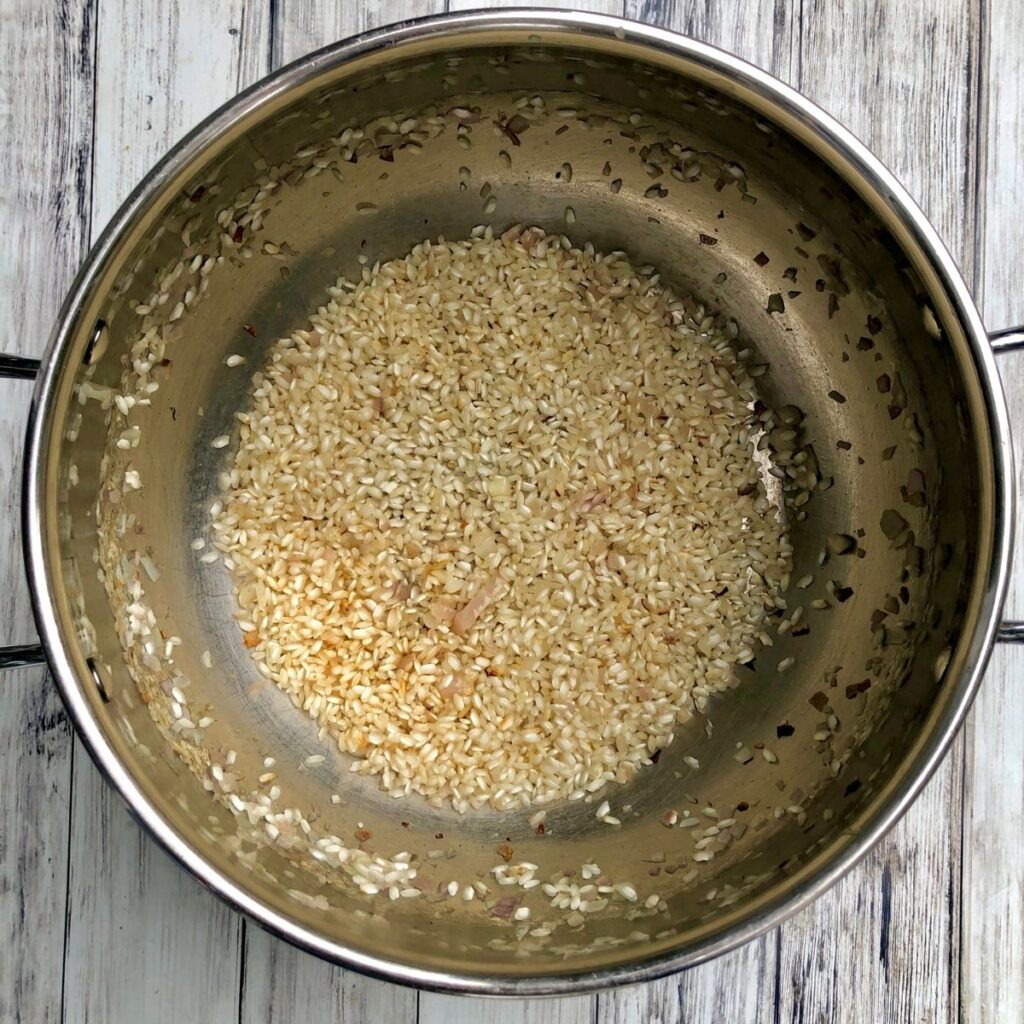 toasted arborio rice