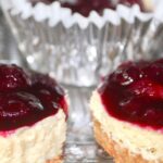 Mini Lemon Cheesecakes with Blueberry Topping