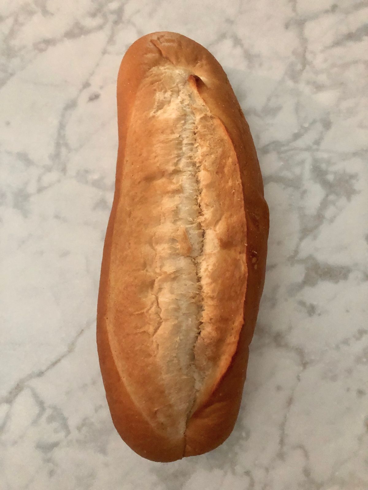 a loaf of Italian bread.