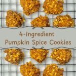 pumpkin cookies on a wire rack